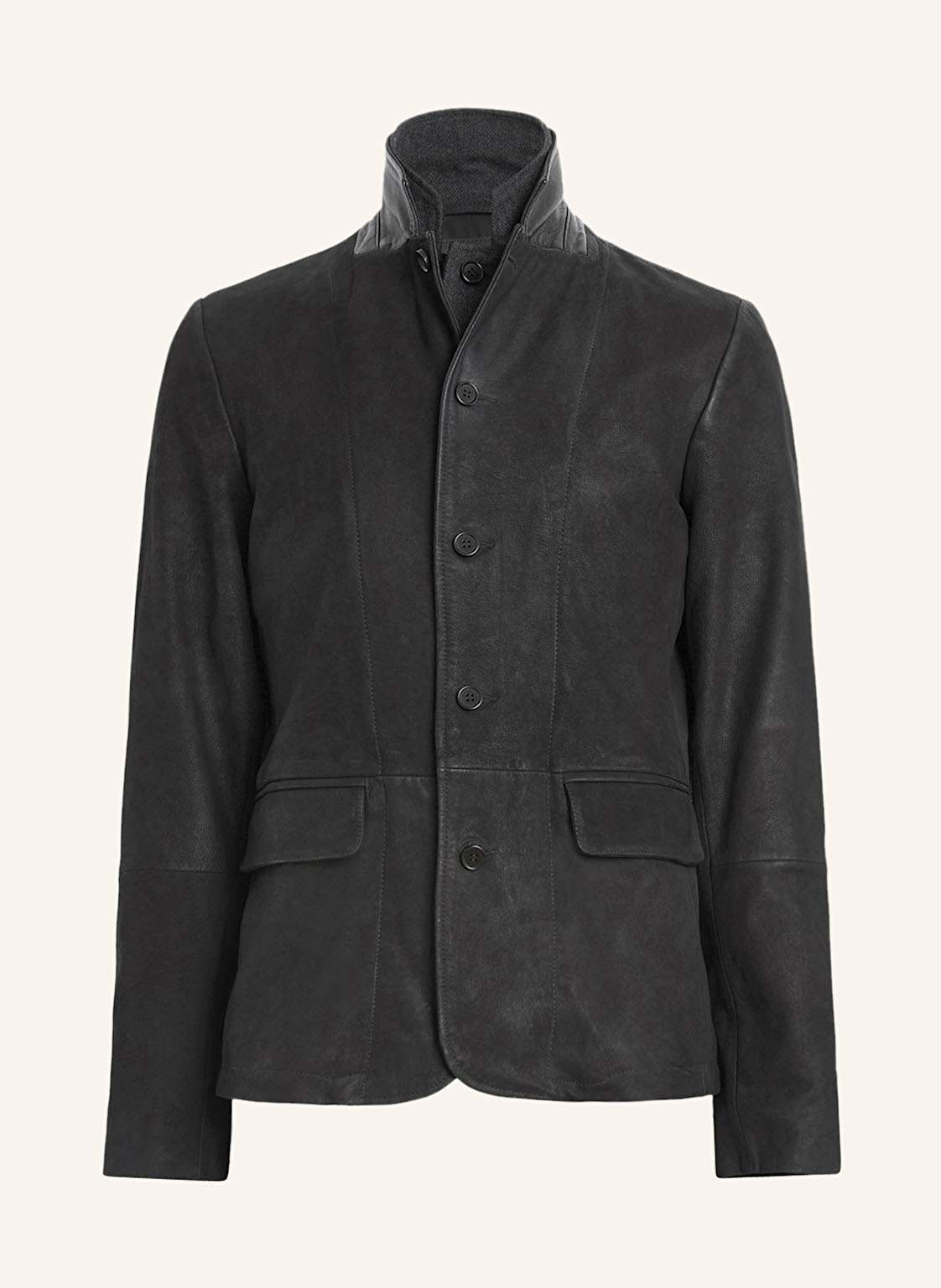 Allsaints Lederjacke Survey schwarz von AllSaints