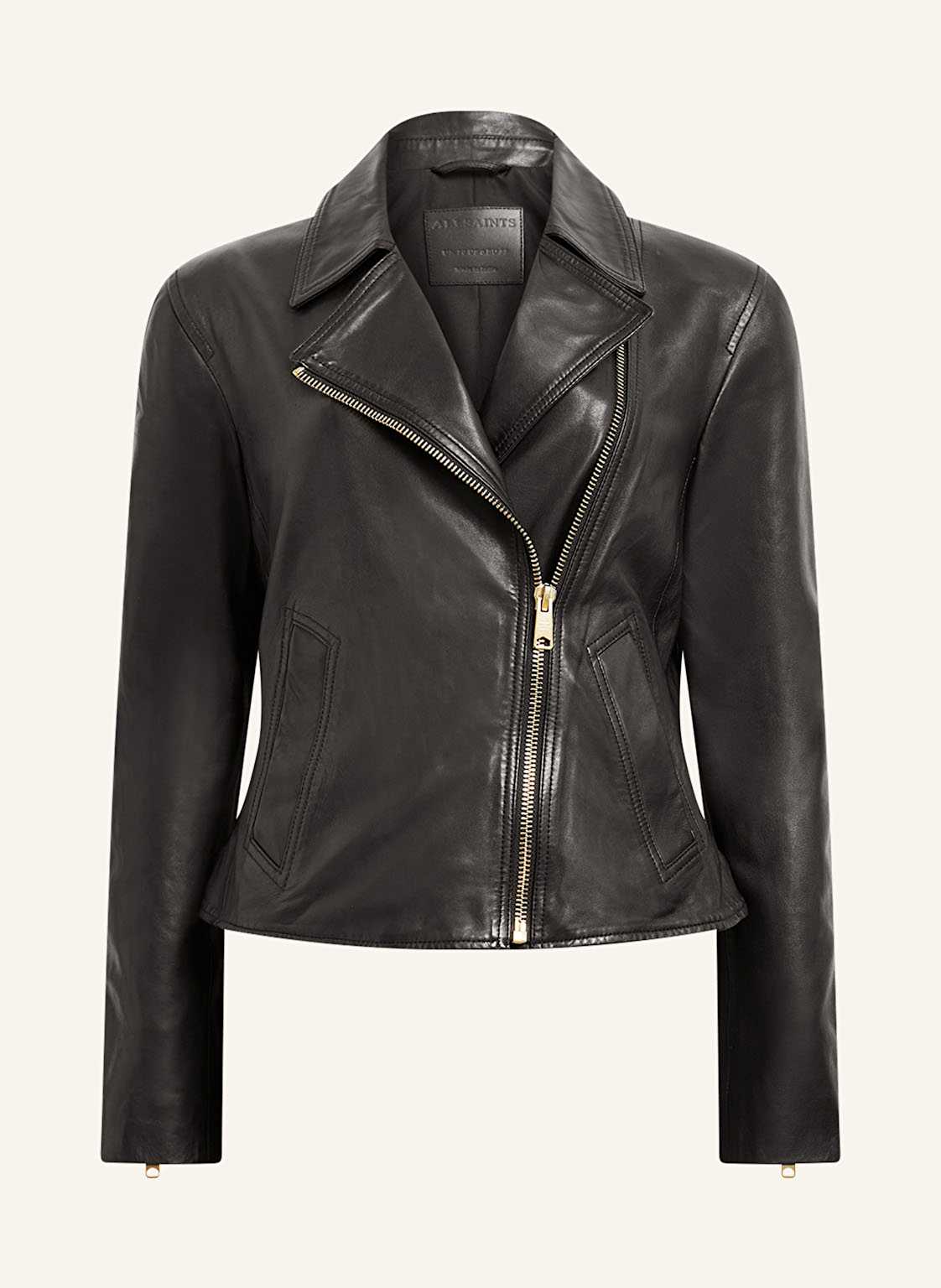 Allsaints Lederjacke Vela schwarz Allsaints Lederjacke Vela schwarz von AllSaints