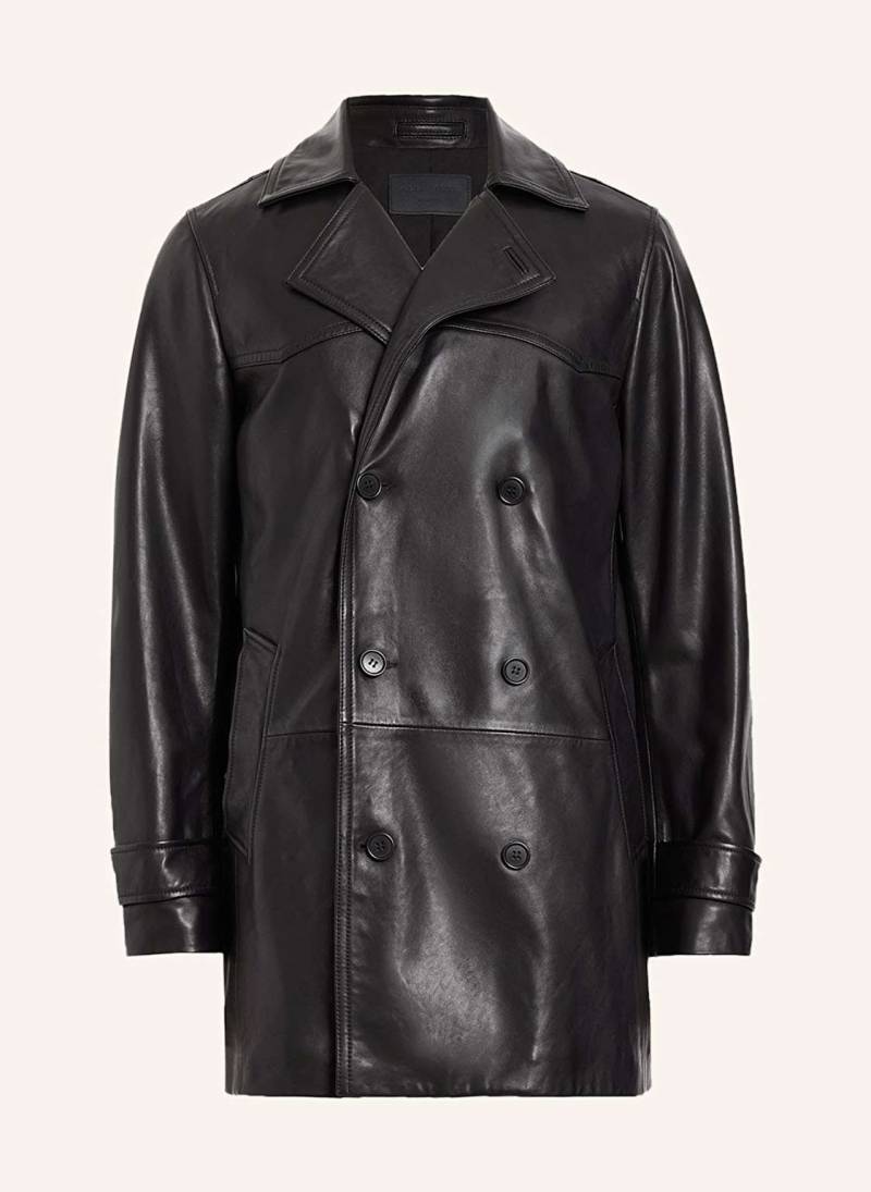 Allsaints Ledermantel Kessler schwarz von AllSaints