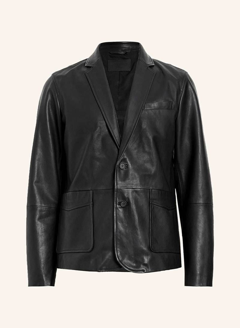 Allsaints Ledersakko Andrius Regular Fit schwarz von AllSaints