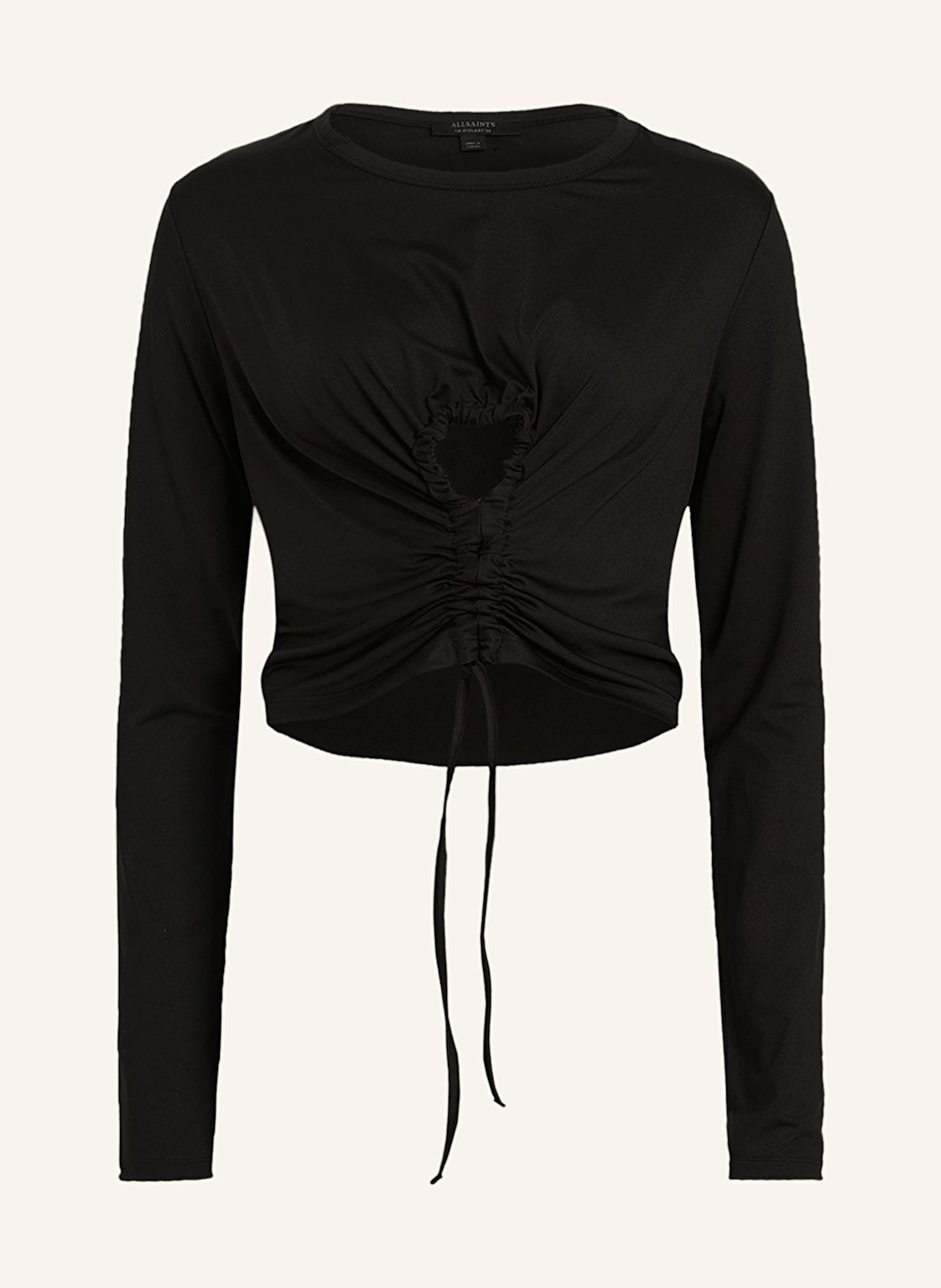 Allsaints Longsleeve Xylia Mit Cut-Out schwarz von AllSaints