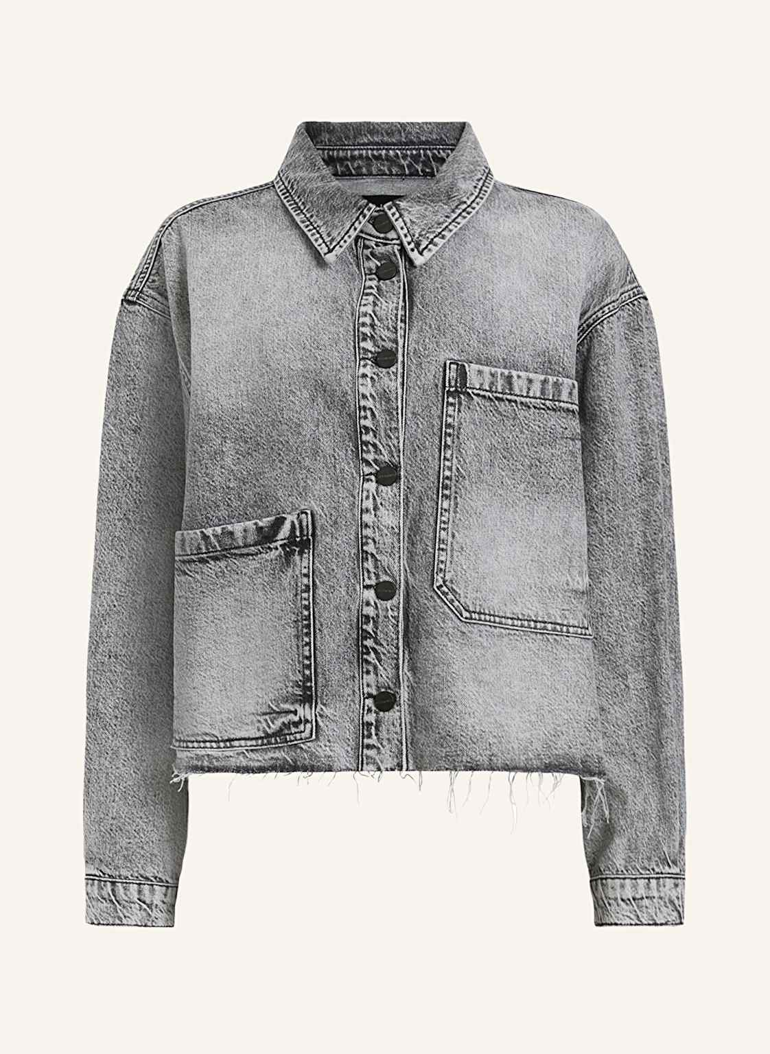 Allsaints Overshirt Nicky schwarz von AllSaints