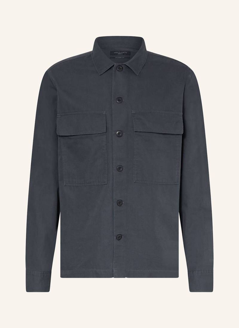 Allsaints Overshirt Sanpha blau von AllSaints