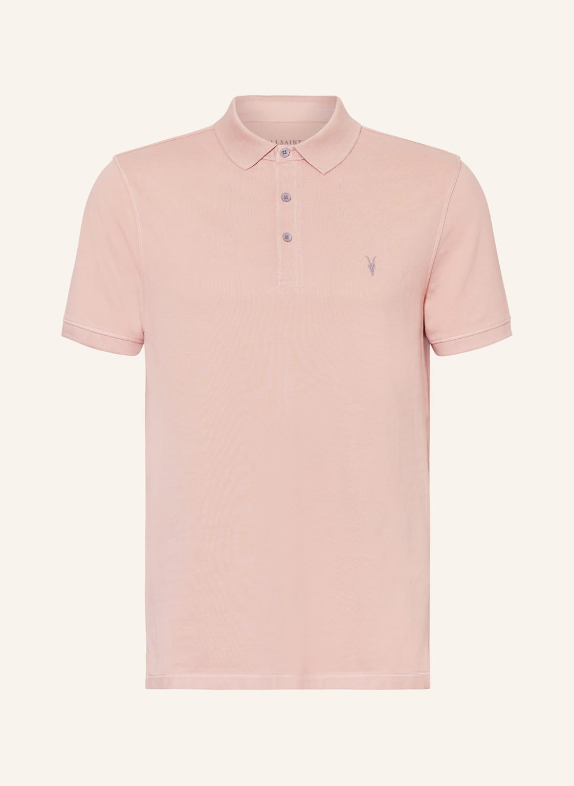 Allsaints Piqué-Poloshirt Reform rosa von AllSaints