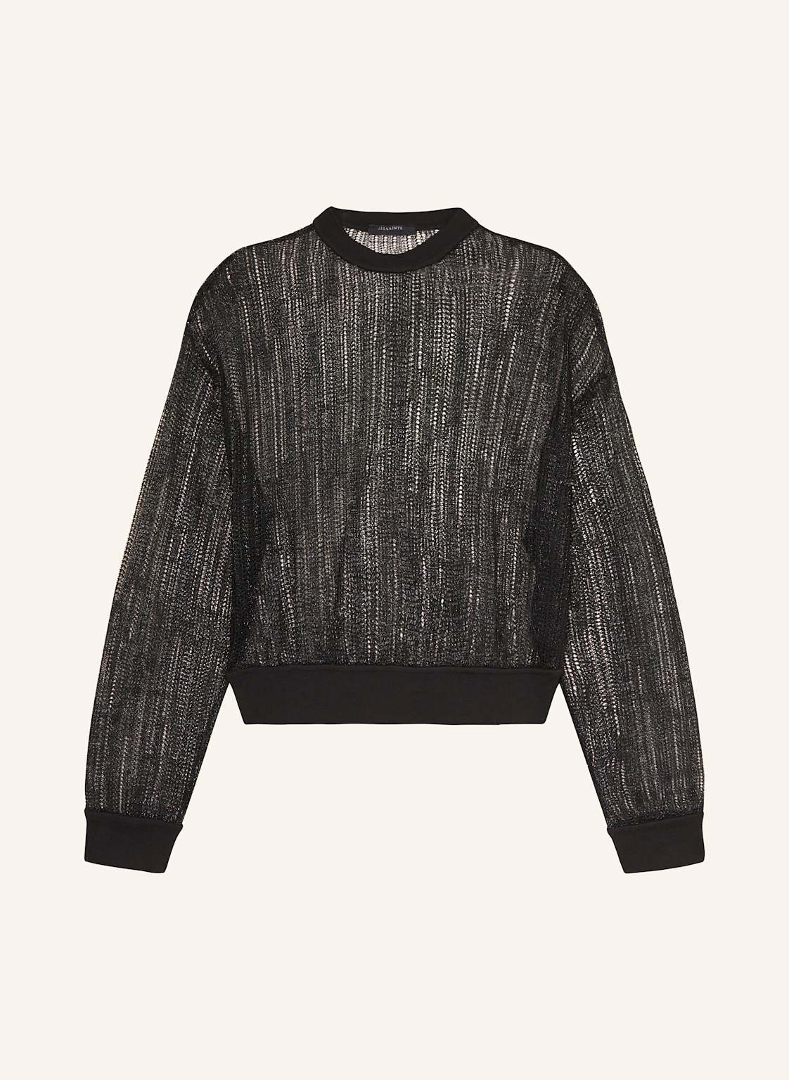 Allsaints Pullover Giana Mit Glitzergarn schwarz von AllSaints