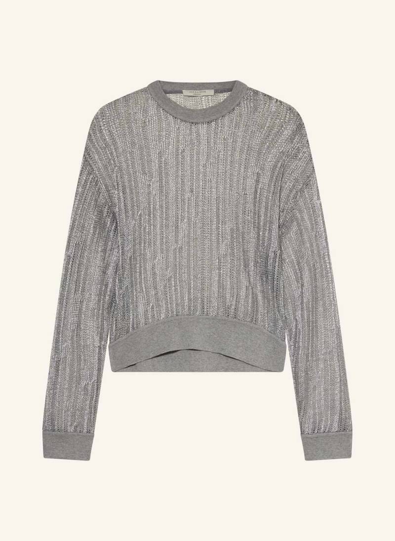 Allsaints Pullover Giana Mit Glitzergarn silber von AllSaints