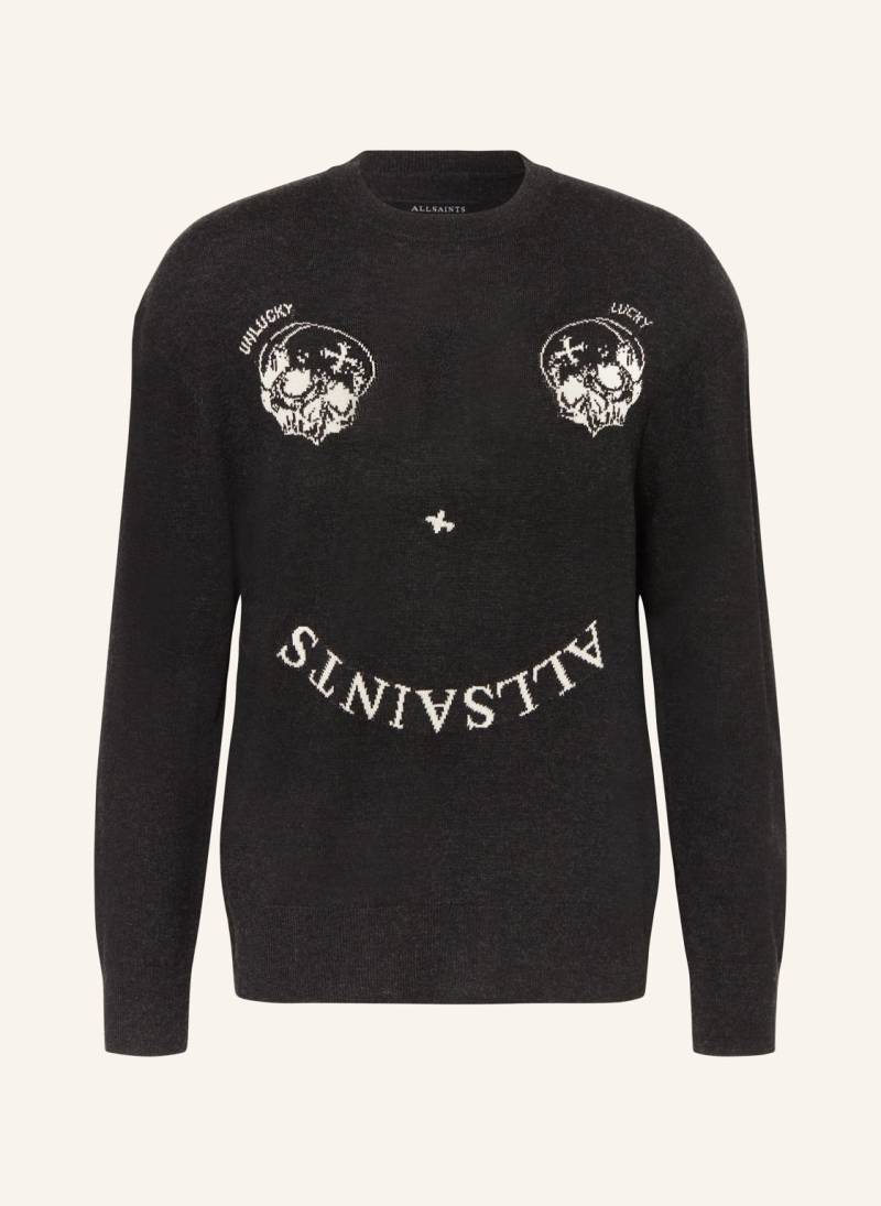 Allsaints Pullover Smile Saints schwarz von AllSaints