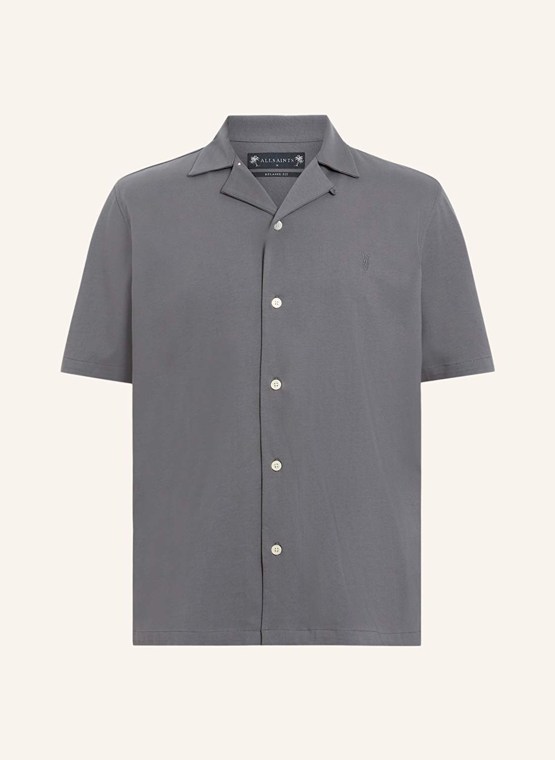 Allsaints Resorthemd Hudson Relaxed Fit grau Allsaints Resorthemd Hudson Relaxed Fit grau von AllSaints