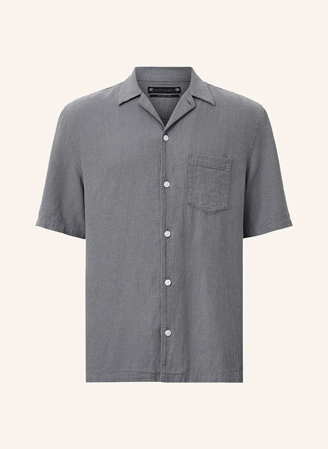 Allsaints Resorthemd Veda Relaxed Fit Mit Leinen grau Allsaints Resorthemd Veda Relaxed Fit Mit Leinen grau von AllSaints