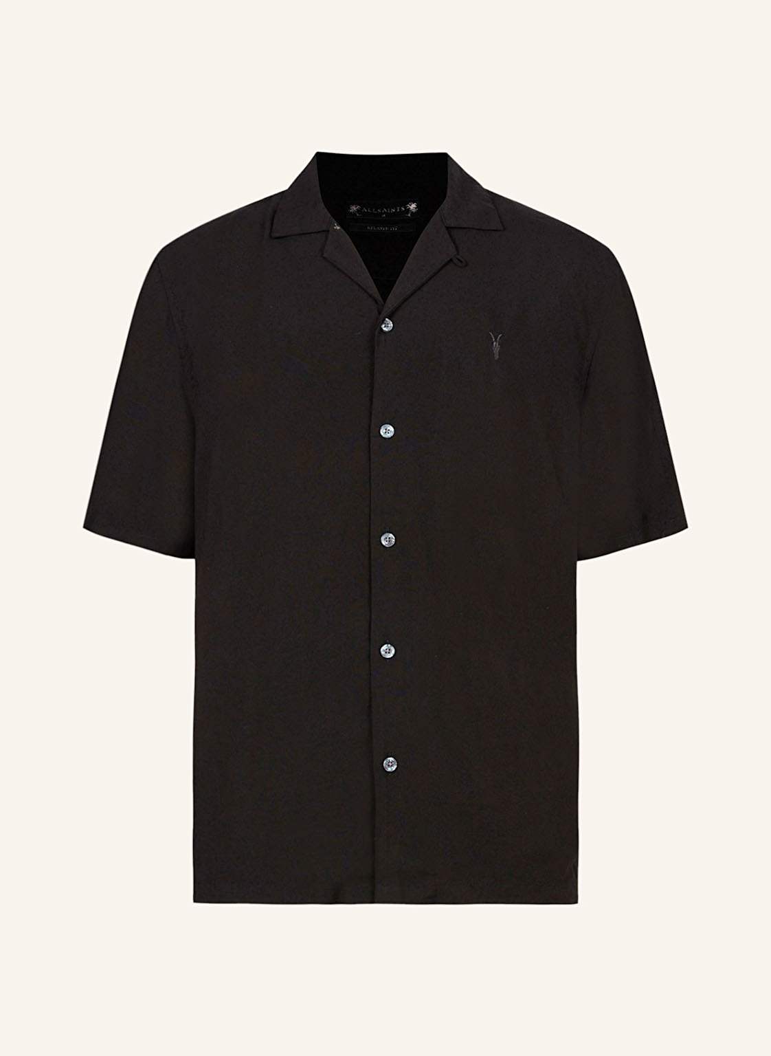 Allsaints Resorthemd Venice Relaxed Fit schwarz von AllSaints