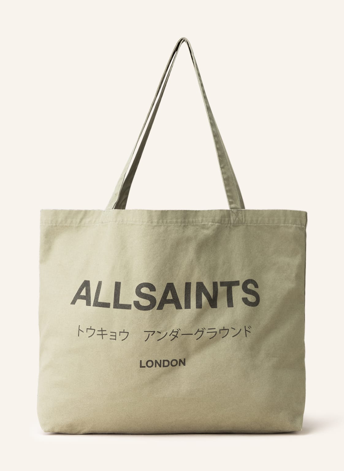 Allsaints Shopper Underground Tote gruen von AllSaints