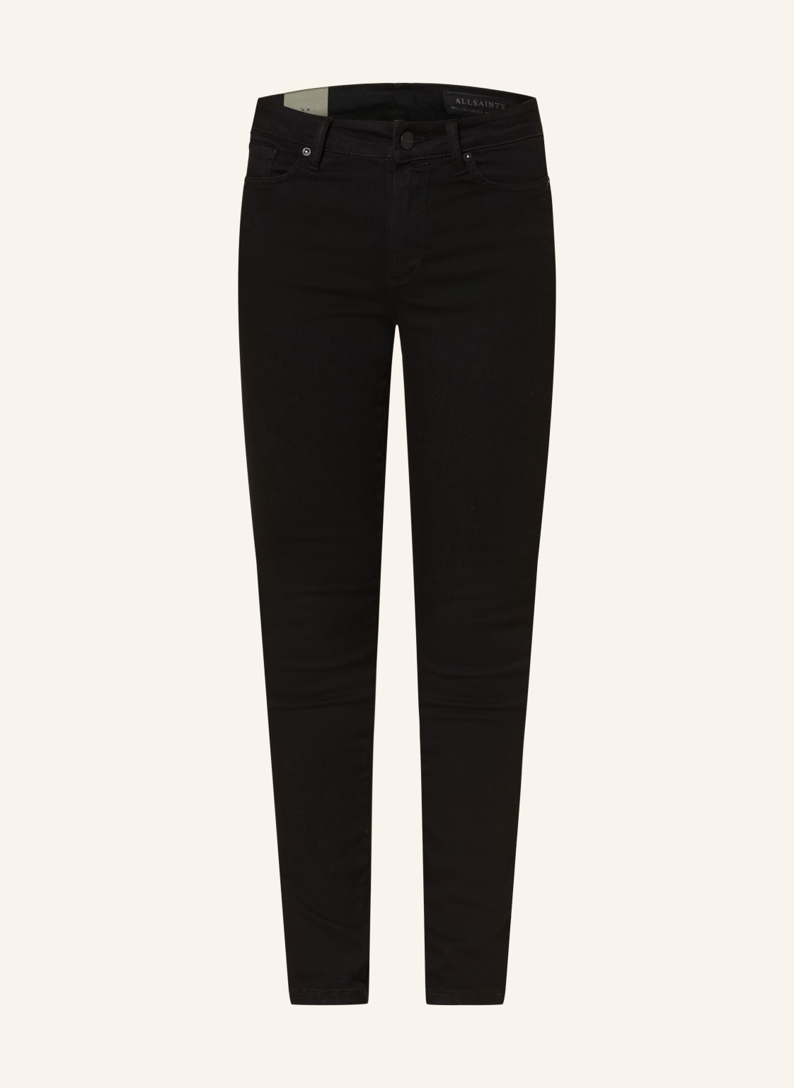 Allsaints Skinny Jeans Miller Size Me schwarz von AllSaints