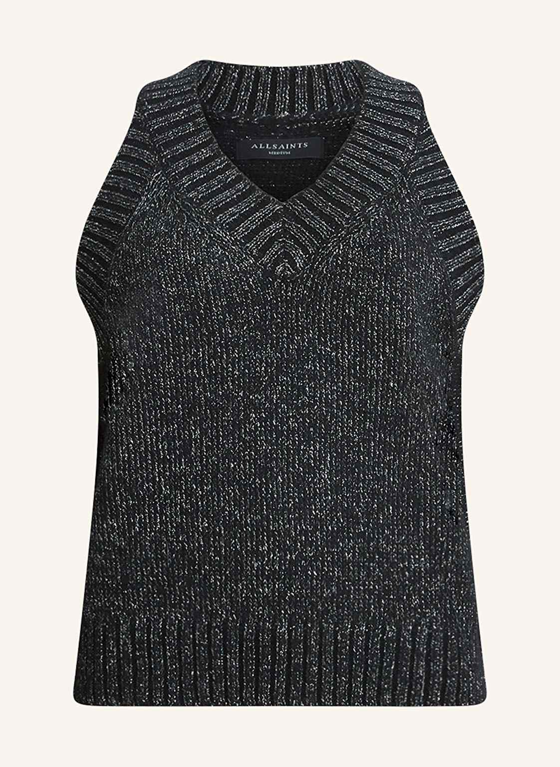 Allsaints Stricktop Sabrina Mit Glitzergarn schwarz von AllSaints