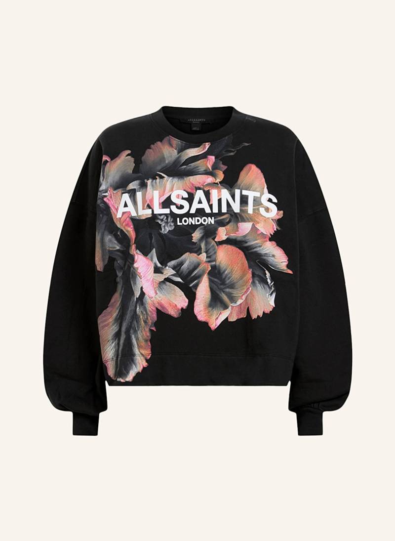 Allsaints Sweatshirt Fleurir Lila schwarz von AllSaints