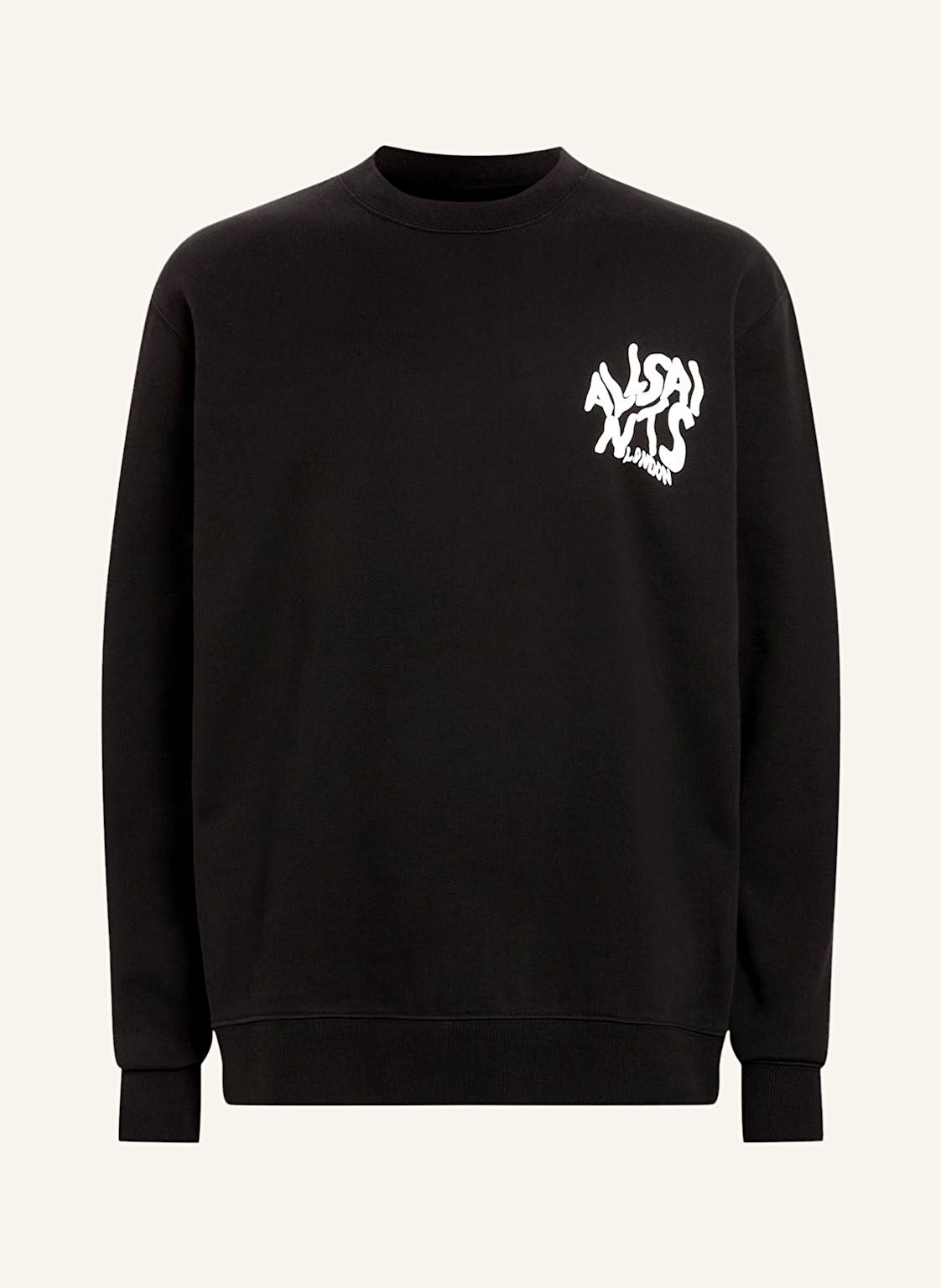 Allsaints Sweatshirt Orlando schwarz von AllSaints