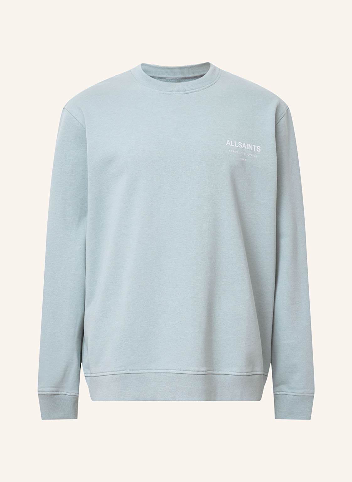 Allsaints Sweatshirt Underground Crew blau von AllSaints