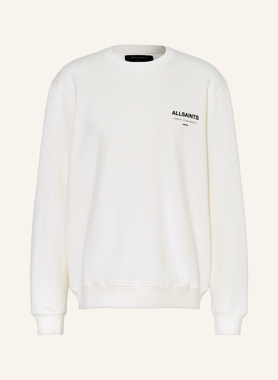 Allsaints Sweatshirt Underground weiss von AllSaints