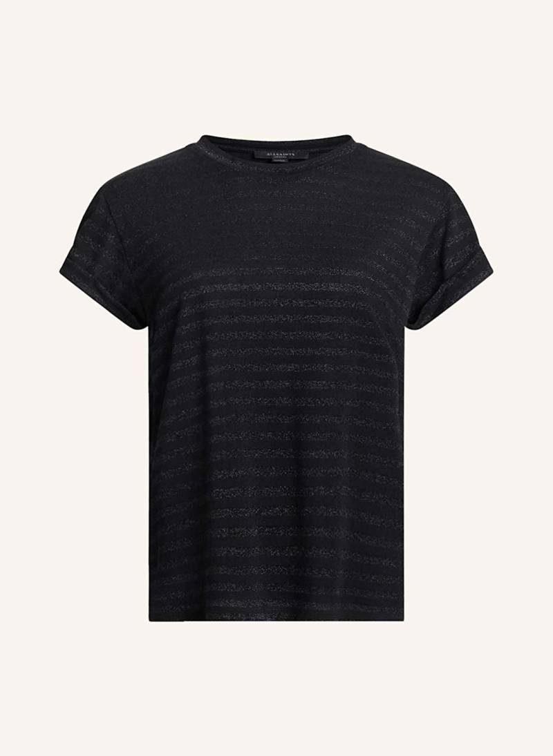 Allsaints T-Shirt Anna Mit Glitzergarn schwarz von AllSaints