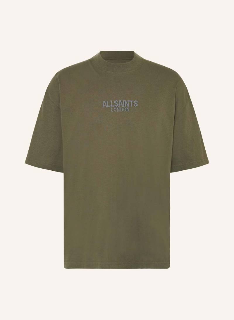 Allsaints T-Shirt Bones gruen von AllSaints