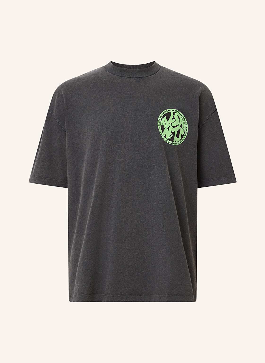Allsaints T-Shirt Distortion schwarz von AllSaints