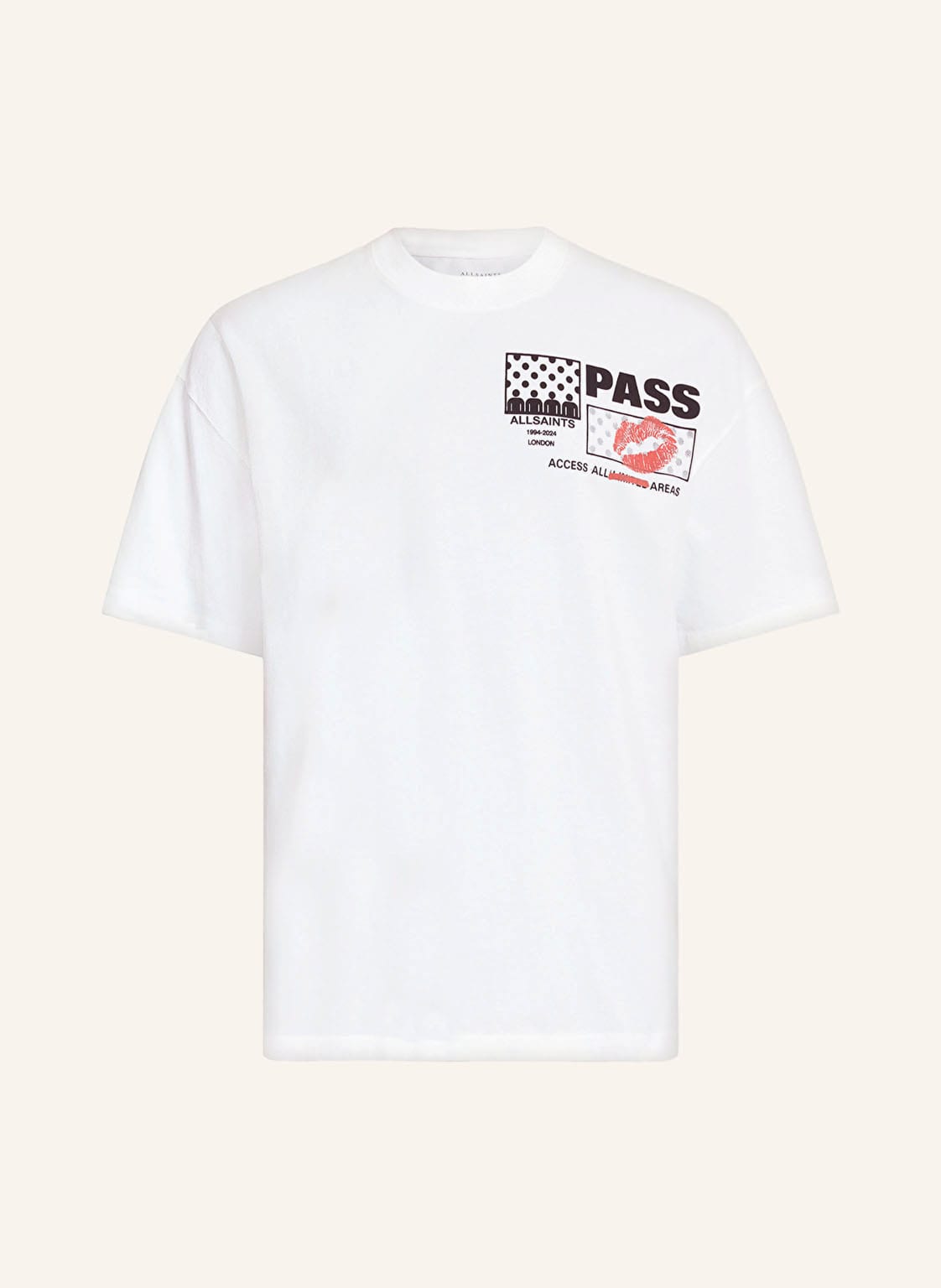 Allsaints T-Shirt Pass weiss von AllSaints