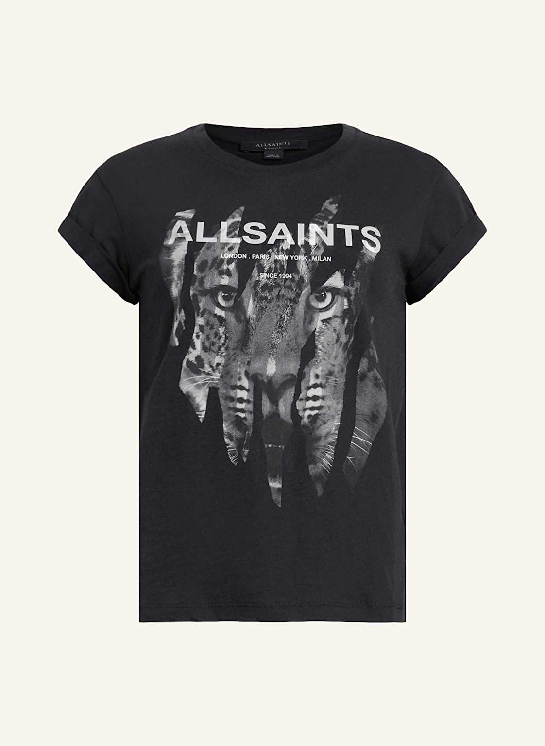 Allsaints T-Shirt Riproar schwarz von AllSaints