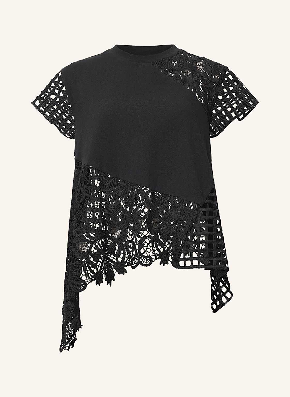 Allsaints T-Shirt Zala Mit Lochspitze schwarz Allsaints T-Shirt Zala Mit Lochspitze schwarz von AllSaints