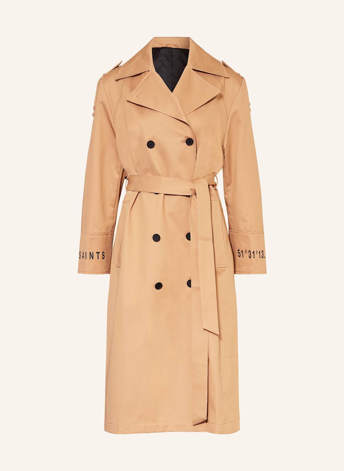 Allsaints Trenchcoat Demmi braun von AllSaints