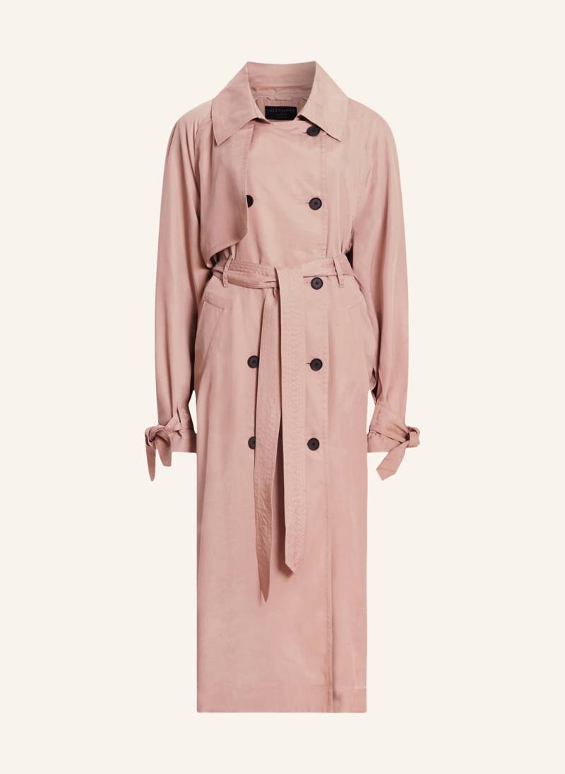 Allsaints Trenchcoat Kikki rosa von AllSaints