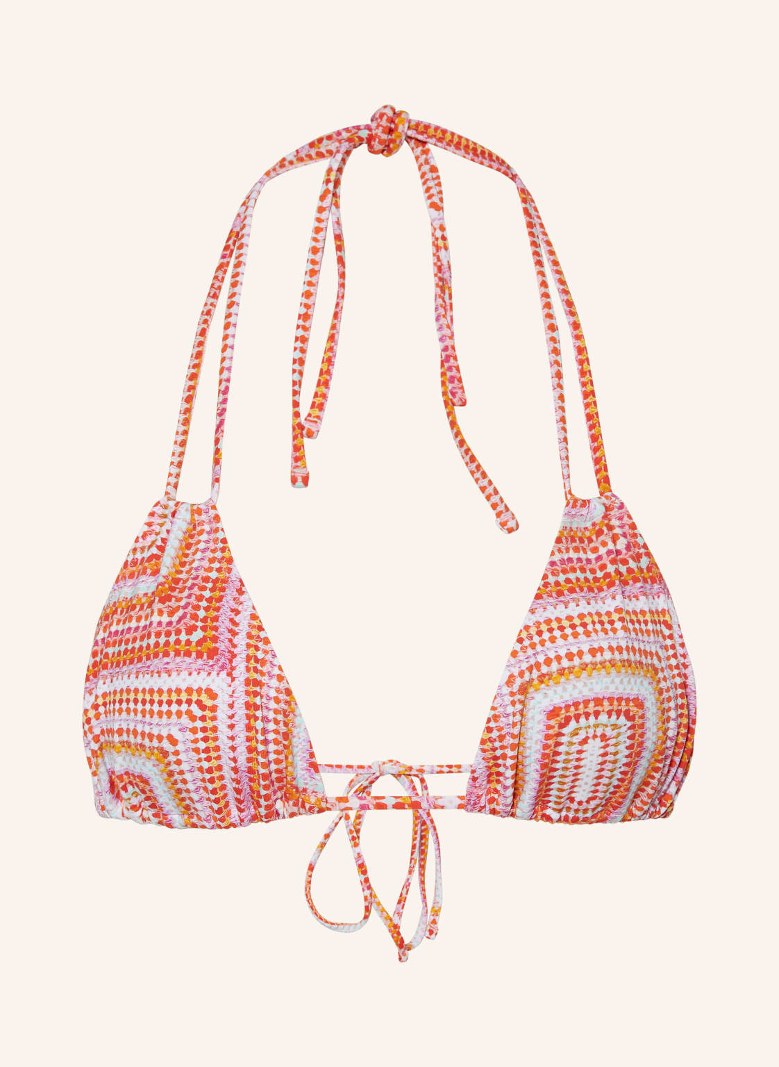 Allsaints Triangel-Bikini-Top Erica orange von AllSaints