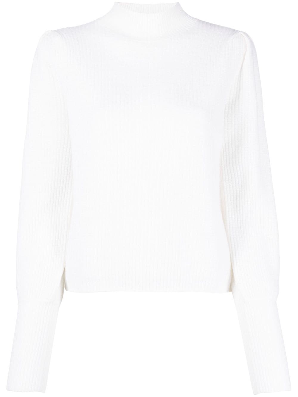 Allude bishop-sleeves cashmere jumper - White von Allude