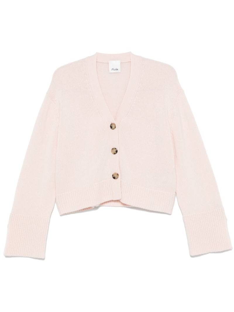 Allude cashmere V-neck cardigan - Pink von Allude