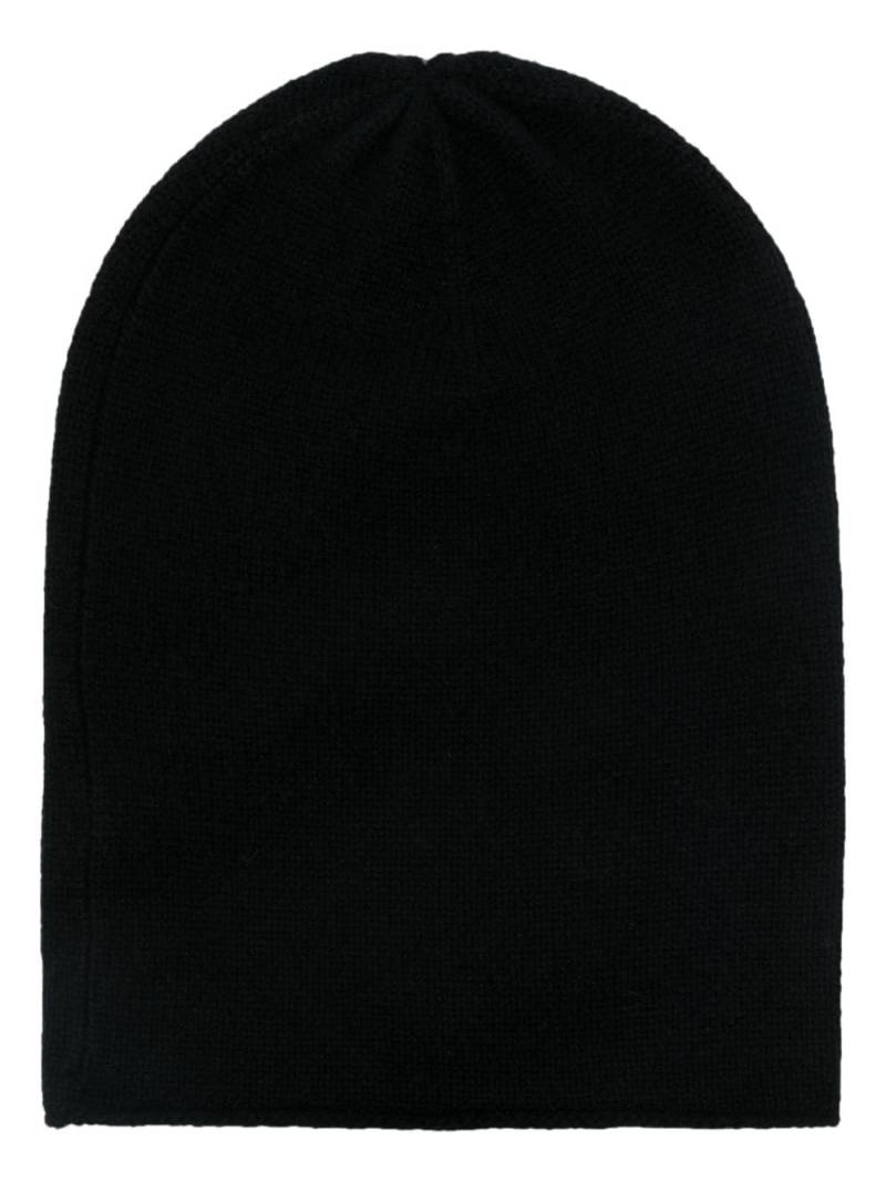 Allude cashmere beanie hat - Black von Allude