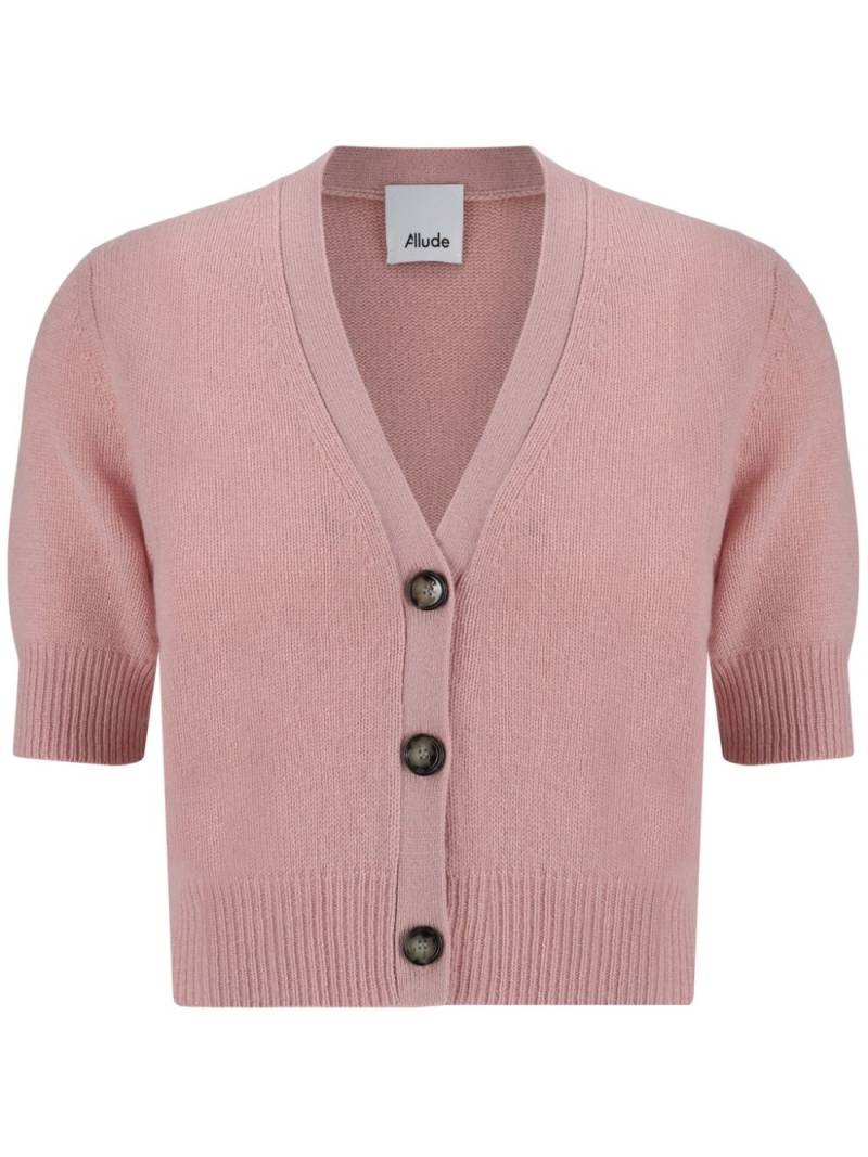 Allude cashmere cardigan - Pink von Allude