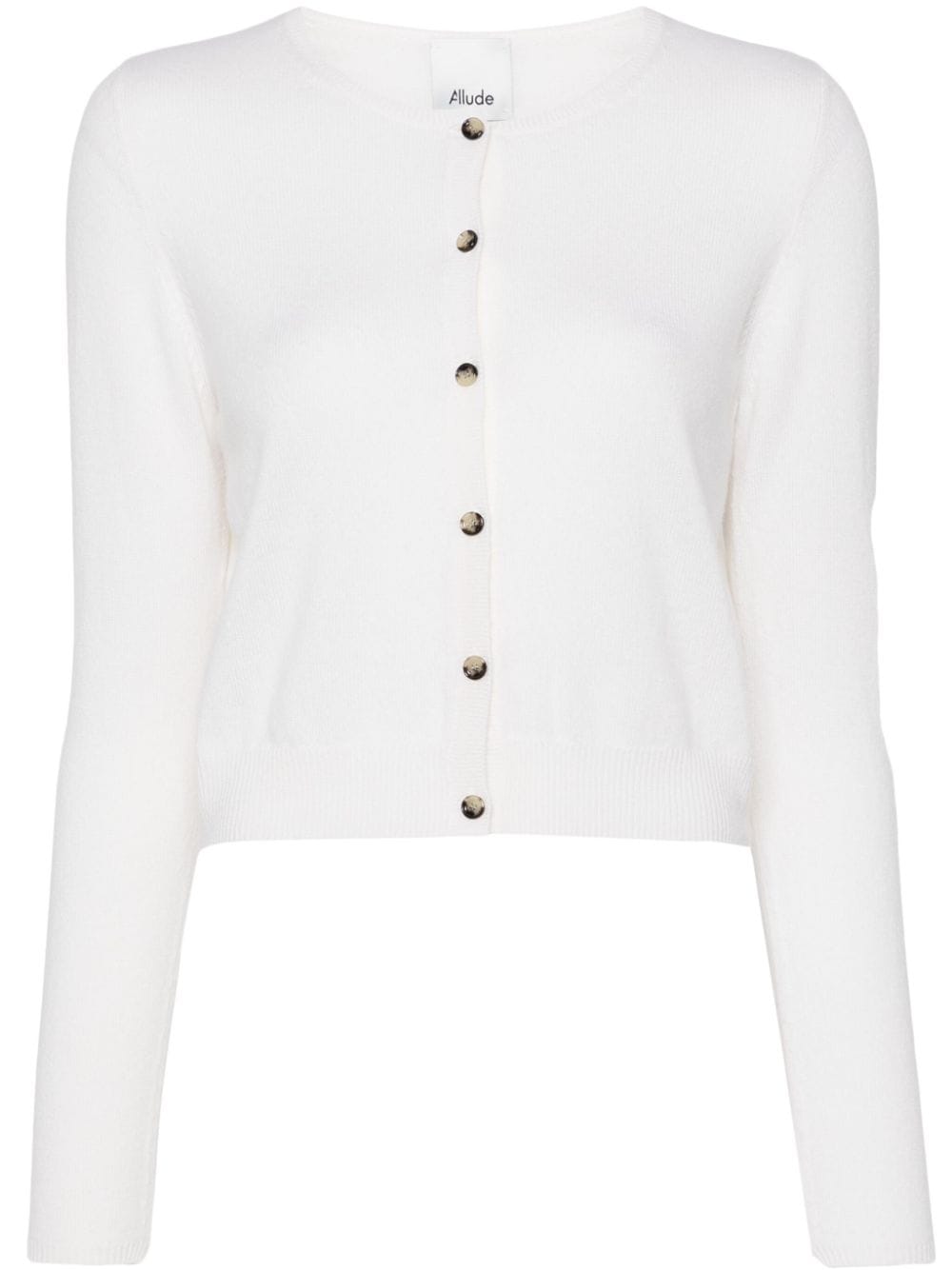 Allude cashmere cardigan - White von Allude