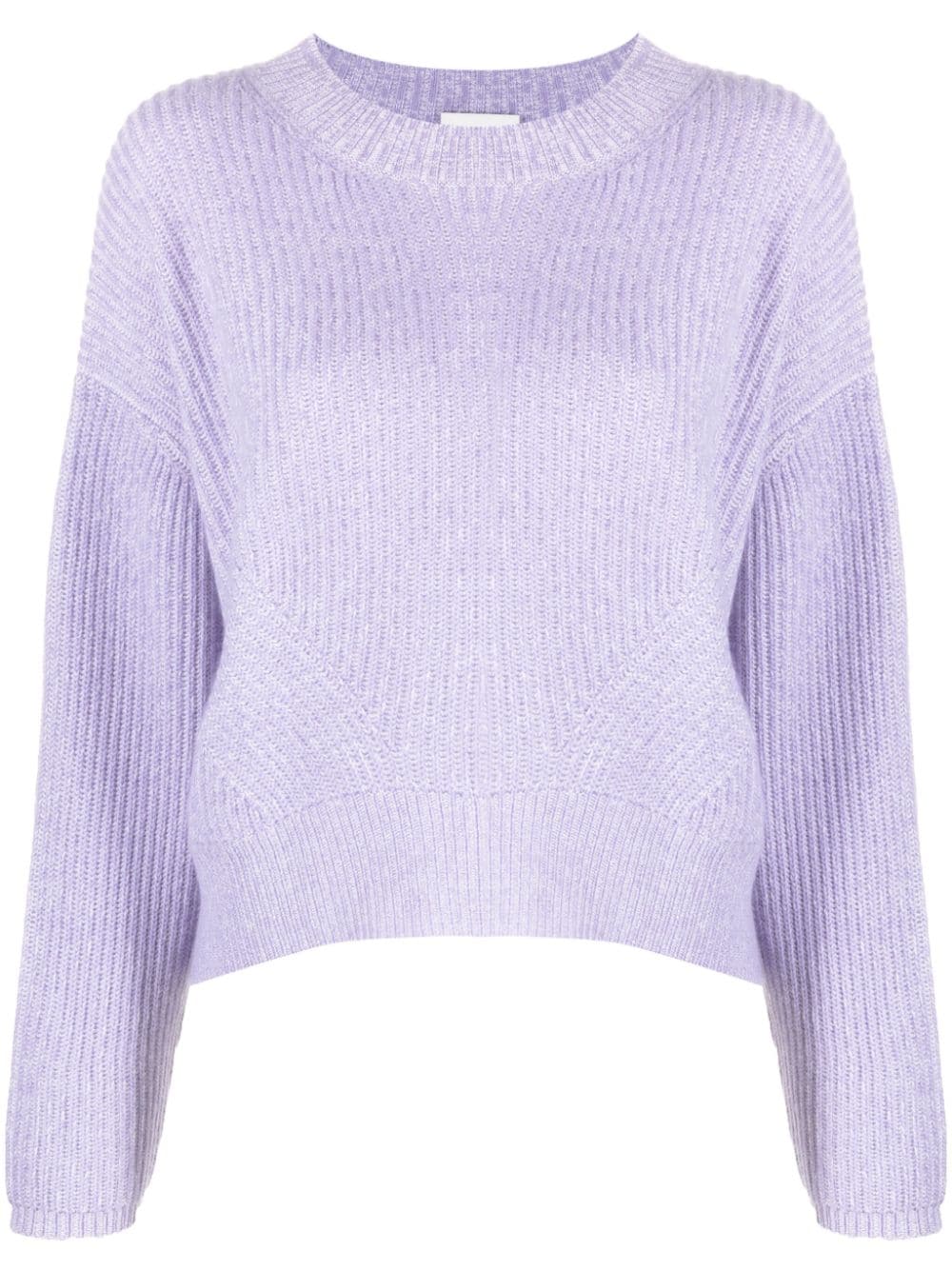 Allude cashmere ribbed-knit jumper - Purple von Allude