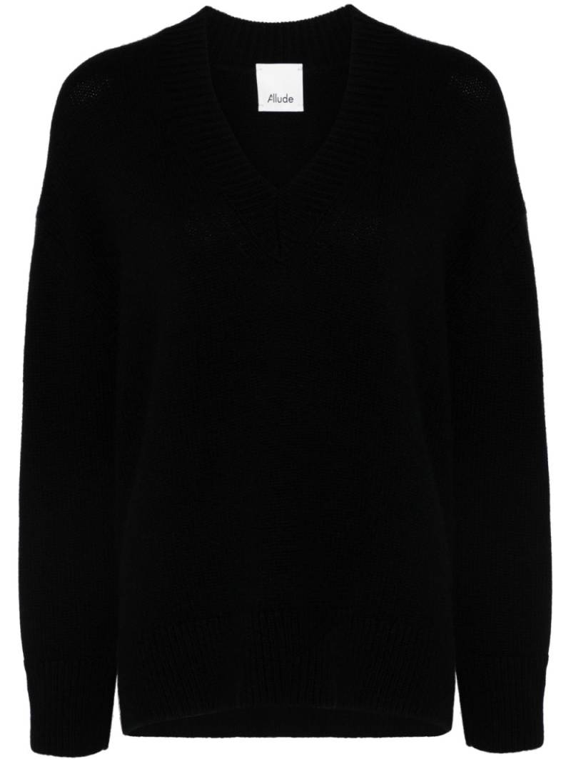 Allude cashmere sweater - Black von Allude