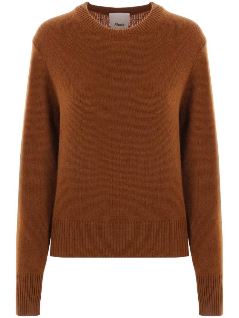 Allude cashmere sweater - Brown von Allude