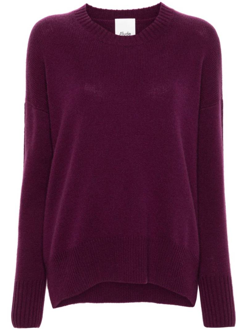 Allude cashmere sweater - Purple von Allude