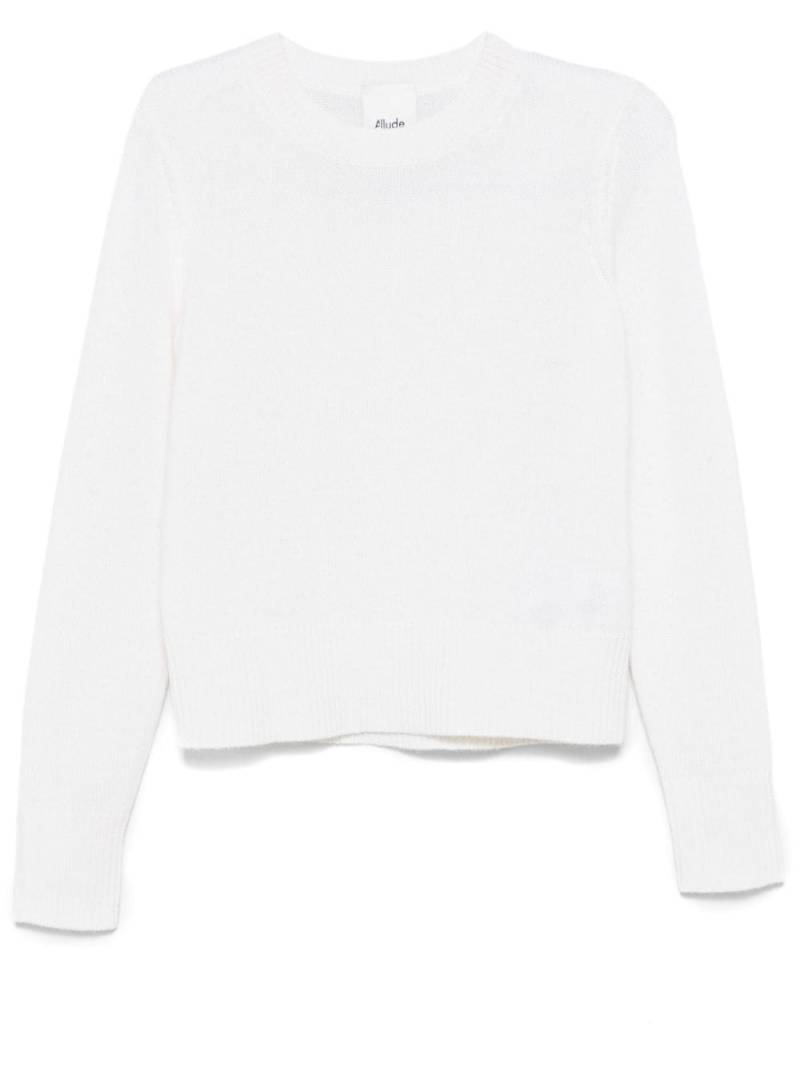 Allude cashmere sweater - White von Allude