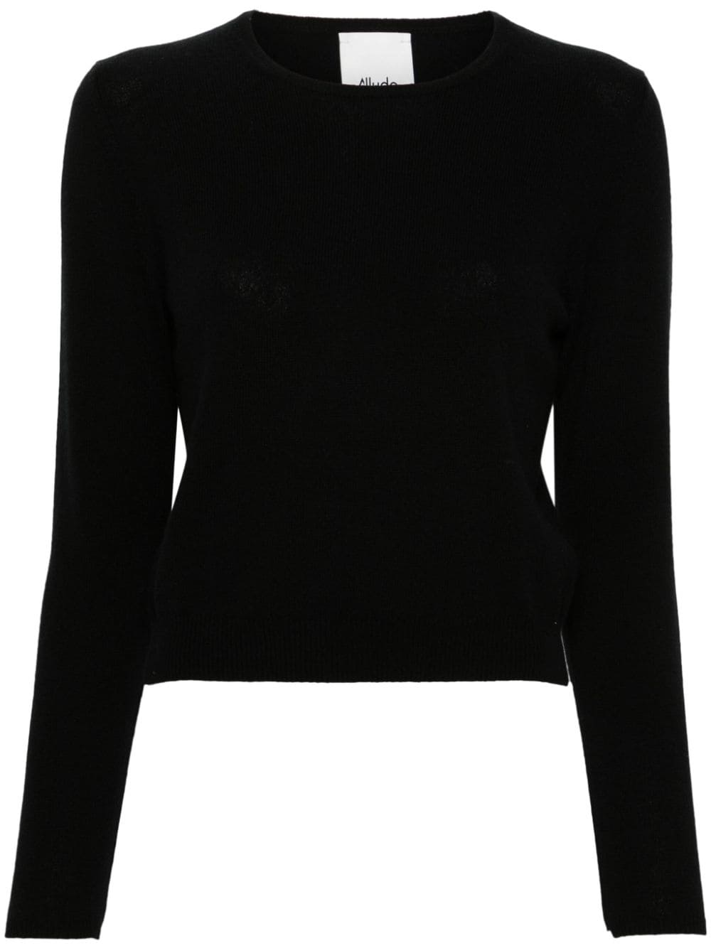 Allude crew-neck cashmere jumper - Black von Allude