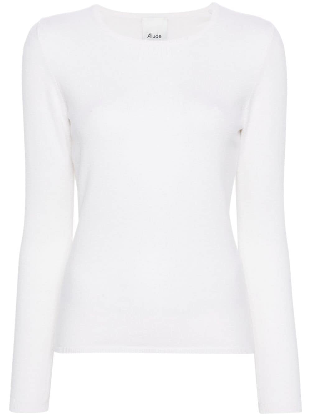 Allude crew-neck cashmere jumper - Neutrals von Allude