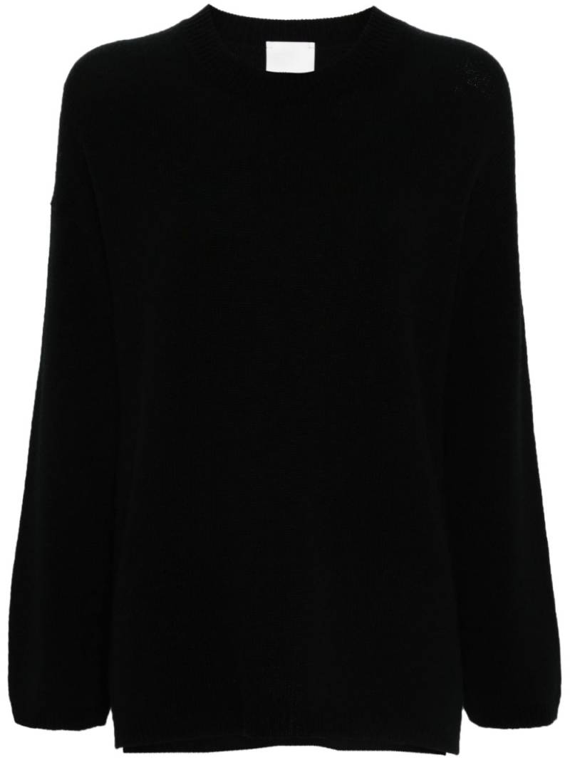 Allude crew-neck cashmere sweater - Black von Allude