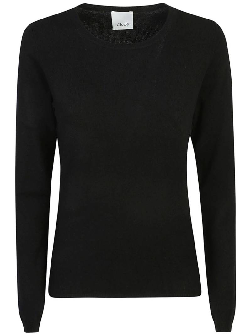 Allude crew-neck jumper - Black von Allude