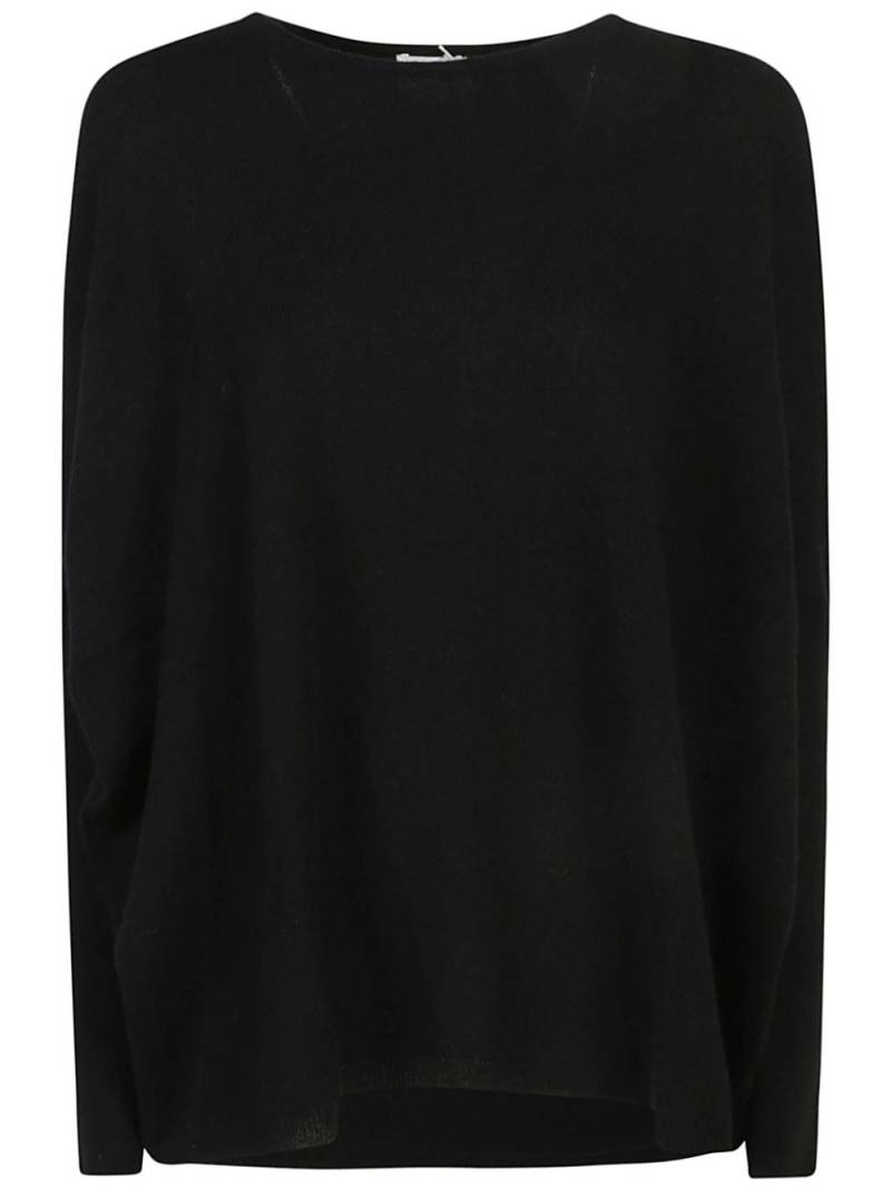 Allude crew-neck jumper - Black von Allude