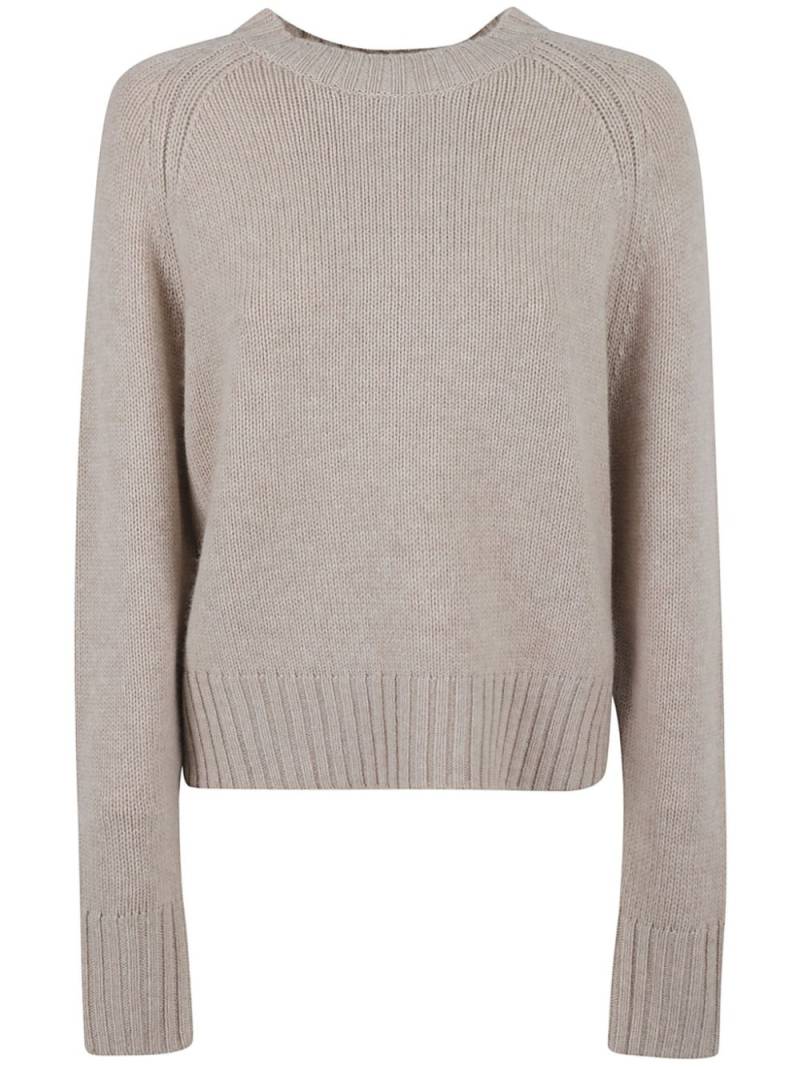 Allude crew-neck jumper - Neutrals von Allude