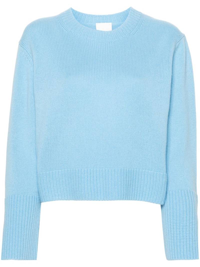 Allude cropped cashmere jumper - Blue von Allude