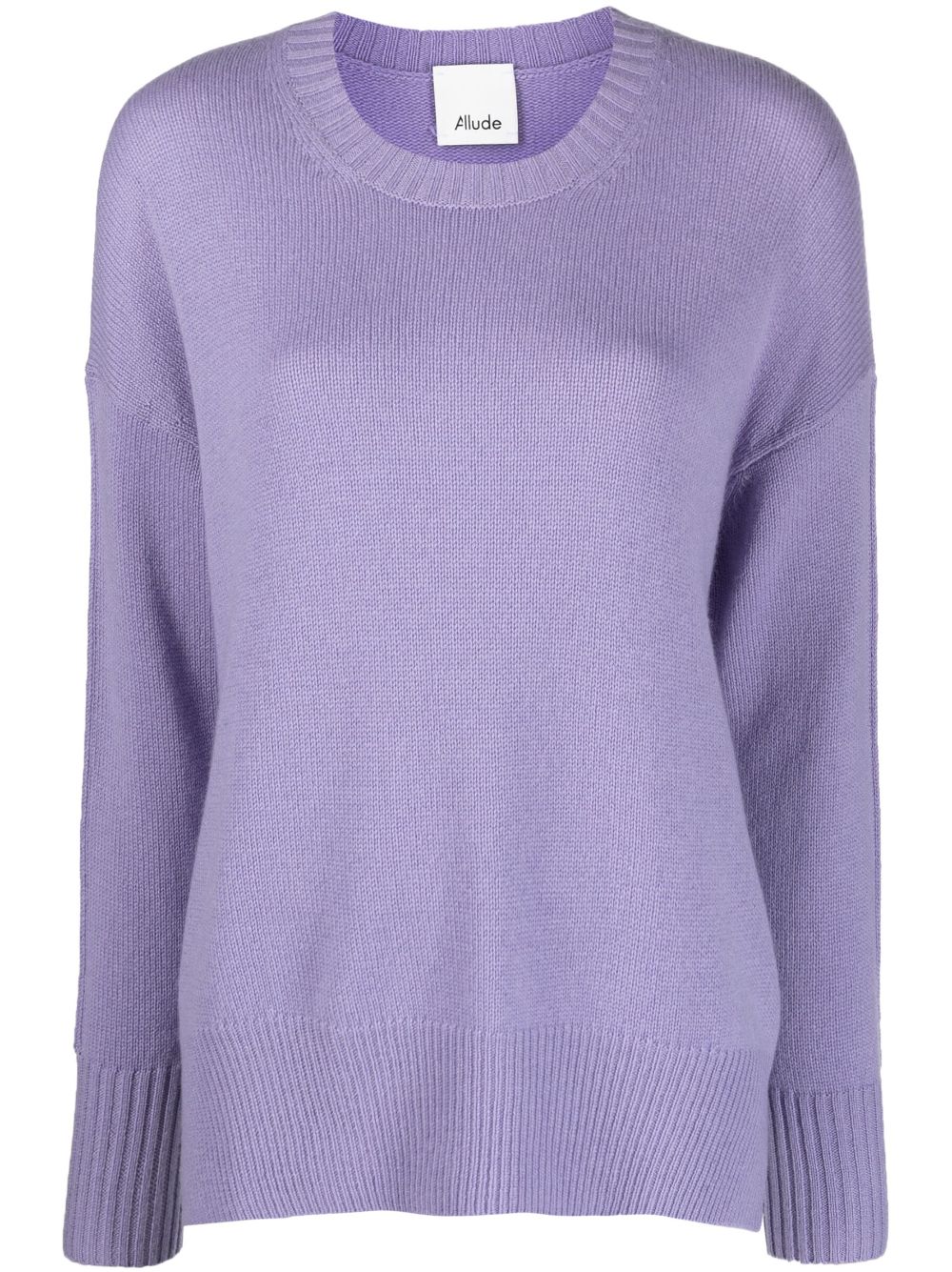 Allude drop-shoulder cashmere jumper - Purple von Allude