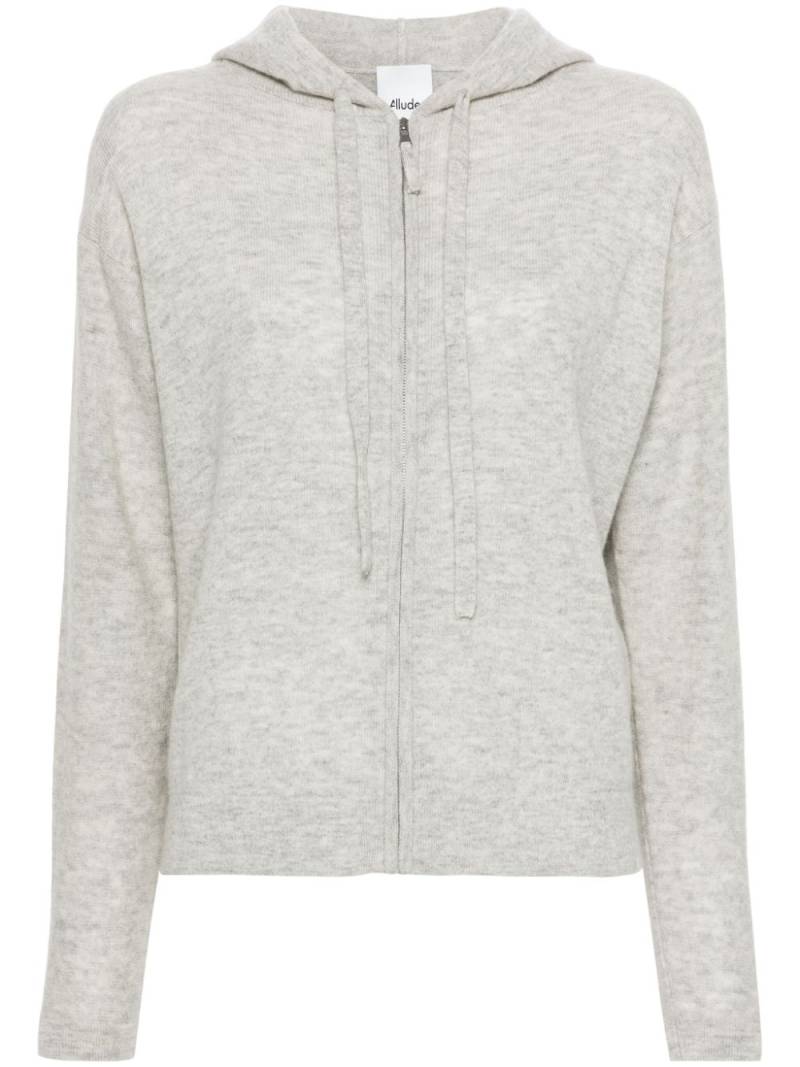 Allude fine-knit cardigan - Grey von Allude