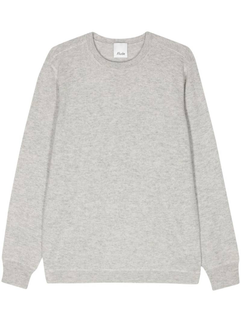 Allude fine-knit cashmere jumper - Grey von Allude